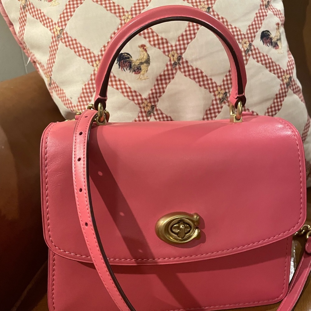 🌸🌸SOLD🌸🌸 Coach Parker Top Handle Orchid Pink